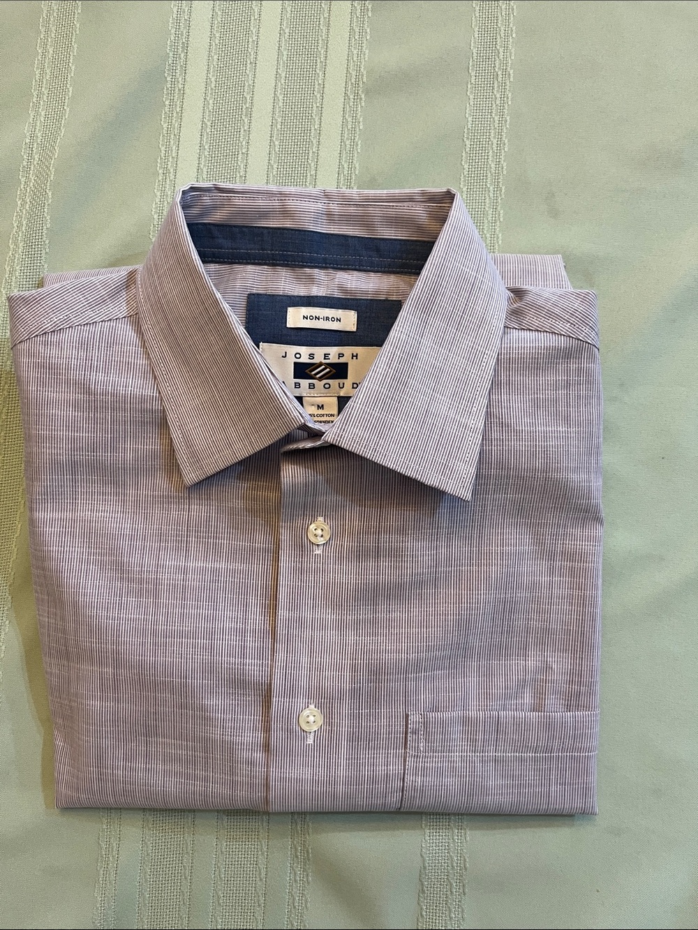 Joseph Abboud Lavender Micro-Stripe Dress Shirt